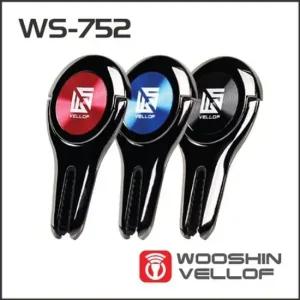 슈마켓 멀티휴대폰거치대 360회전 WS-752 레드 차량용충전기 도어가드 차량용패드