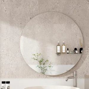 온더벨라 붙이는 아크릴거울 안전거울 스티커거울 원형 30cm 2개