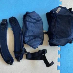 백효정요술포대기 - 쌍둥이아기띠 (네이비)