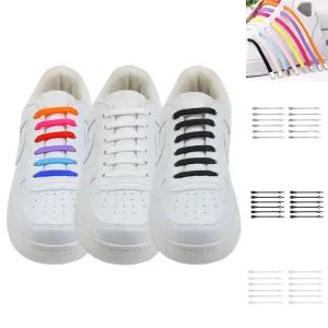 실리콘 신발끈 매듭없는 고무 운동화끈/신발/끈/클립/고무줄/운동화/정리/고정/안전화/무매듭/긴/풀림/방지