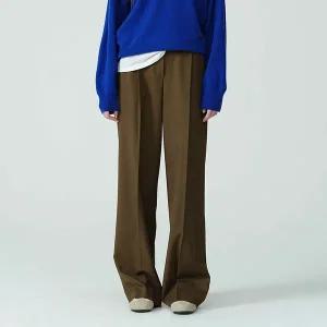 [온앤온](강남점)세미 와이드 원턱 슬랙스 NEW5AL827