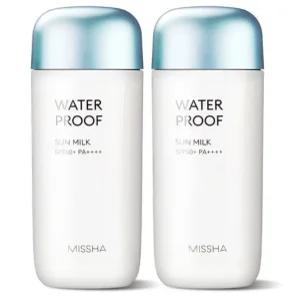 MISSHA 올 어라운드 세이프 블록 워터프루프 선밀크 SPF50+ 70ml 2개