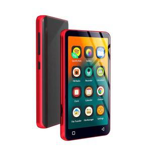 [미국배송] 블루투스 및 WIFI가 지원되는 MP3 플레이어 스포티파이가 스포티파이 오디오 판도라 아마존 뮤직 4인치 음악 플레이어 MP4 최대 1TB(80GB 레드_블랙)