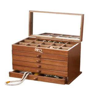 원목 엔틱 보석함 앤틱 수납함 악세서리보관함 호두나무