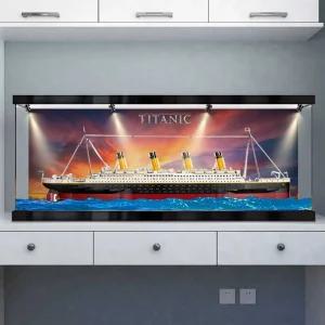 타이타닉 레고 장식장 보관한 피규어장식장 프라모델 케이스 쇼케이스