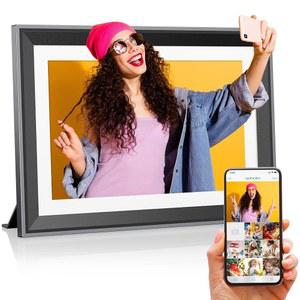 [미국배송] 업그레이드된 10인치 WIFI 디지털 사진 프레임 16GB 스마트 전자 액자와 HD IPS 터치스크린 | 자동 회전 슬라이드쇼 실시간 앱 업로드 쉬운 설정 완벽한 크리스마스 선물
