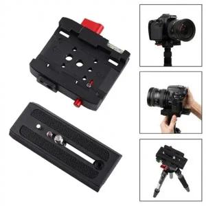 DSLR 카메라 플레이트 슬라이딩 레일 안정기 수평계