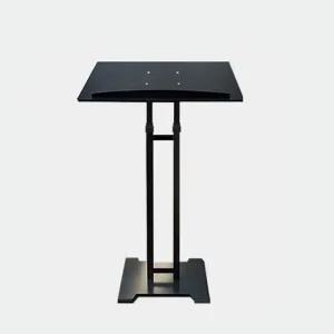 아크릴 메뉴판거치대 강연대 블랙판넬 600mm 보면대 높이조절 각도조절