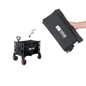 소형 접이식 웨건 상품 작은 수집 수레 캠핑 폴딩 지붕