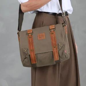 [젠틀웨이브]노마드 빈티지 크로스백 남자 숄더백 메신저백 캠핑가방 여행가방