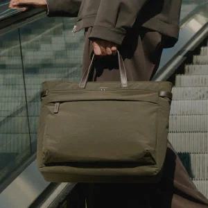 갤러리아 헤지스핸드백 HJBA5F331K2 [HATCH-BAG] 카키 나일론 토트백