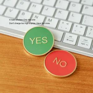 사우스벤드 YES or NO 게임 예스 노 결정 주사위 인테리어소품 가짜동전