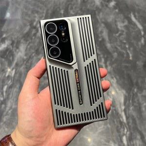 럭셔리 할로우 러기드 아머 초박형 케이스 갤럭시 S24 S23 S22 플러스 울트라 방열 충격 방지 커버 DS-AB