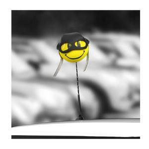 DXNQ 귀여운 파일럿 자동차 안테나 토퍼, 사랑스러운 폼 볼, 오토 루프 볼 장식, 차량용 EVA 재미있는 소프트 모자, 외부 장식 액세서리