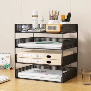 철제 종이보관함 A3서류함 서류 정리대 용지 트레이