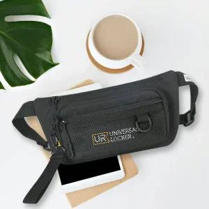 포켓 망사 포인트 바디 크로스 도난방지 데일리 힙색