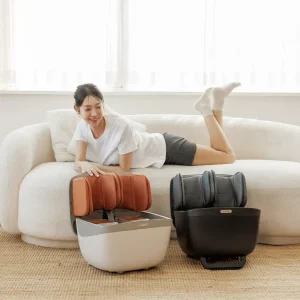 멜킨 엘프리 마사지 스툴 온열 안마기 공기압 롤링 종아리마사지기