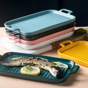 생선구이 용기 전자레인지용 오븐용트레이 라자냐