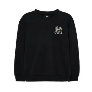 MLB키즈긴팔티 NQK 7AMTB0134-50BKS Basic 빅로고 맨투맨