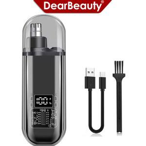 코털 정리기 면도기 제거기 깍기 휴대용 전기 코 헤어 트리머 충전식 귀털 클리퍼 자동 세척 가능 면도 커터 남여