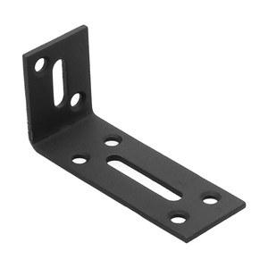 프로젝터 브라켓 받침대 1pc 검정색 L 선반 거치대 철 조정 가능한 코너 직각 고정 브레이스 플로팅