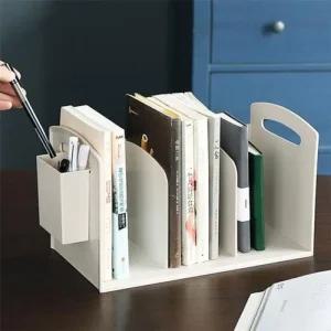 [아우트]연필꽂이 간이책장 사무실 3단책꽂이