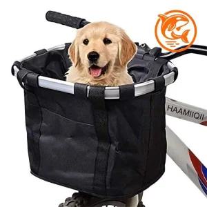 수납 태우기 강아지 바구니 바구니 안전하게 강아지 자전거용