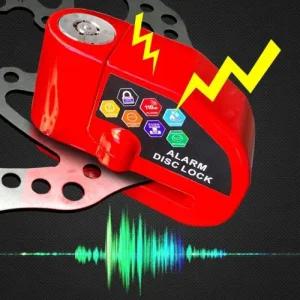 방지 자전거락 자전거 자물쇠 진동 오토바이 락 (3PAu0)