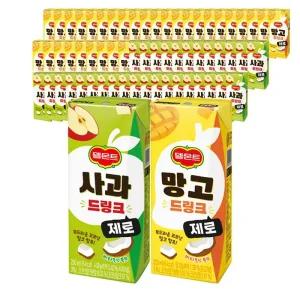 델몬트 망고 제로 200ml X 32팩+사과 제로200ml X 32팩(총64팩)