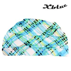 XBLUE 아쿠아로빅 주름나염 수모 G91954 실내수영장