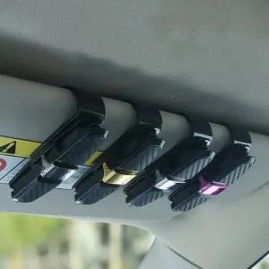 카본커버 선바이저 안경클립   수납 선글라스 카본커버 안경클립 선글라스클립