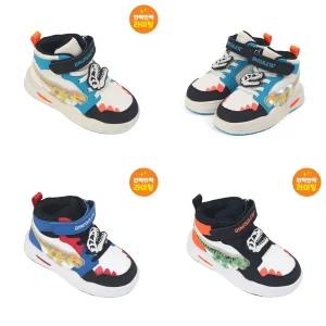 [토박스](신세계 사우스시티)다이노솔즈] 티렉스 스켈레톤 미드 운동화 불빛나오는 LED운동화 DNKCF3T...