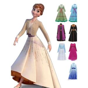 겨울왕국 프로즌 안나 엘사 드레스 할로윈 코스튬 크리스마스