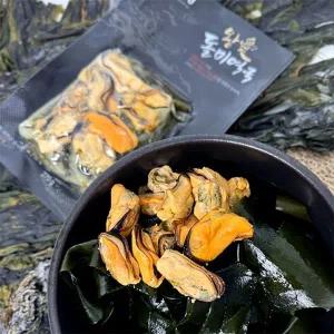 [NS홈쇼핑]Fresh 거제 맛집 홍합 돌미역국 밀키트 캠핑 생일 임신선물 간편 식사 반찬 x5팩..[35461058]