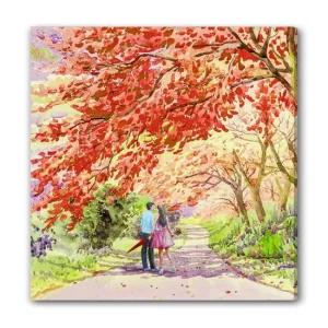 인테리어 캔버스액자 커스텀가능 산책하는커플 캔버스제작 캔버스천액자 캔버스사진