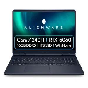 Dell Alienware 16 Aurora 게이밍 노트북 DAC16250-WH04KR Core7 RTX5060 120Hz 16GB 1TB Win11 Home