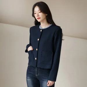 [시크라인] (~XXL까지) 마에시 골드버튼 트위드자켓 가을 하객룩 오피스룩 모임룩 격식룩 빅사이즈