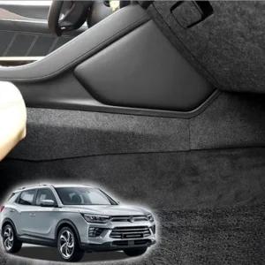 뷰티풀코란도 기어사이드커버 퓨얼커버 스크래치방지 기어사이드 자동차기어사이드