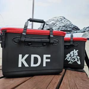 KDF 바다낚시 밑밥통 하드타입 바칸 블랙 레트로타입 EVA 바다낚시 밑밥 살림통