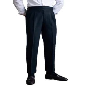 빈티지 남성 바지 하이웨이스트 팬츠 슬랙스 스트레이트