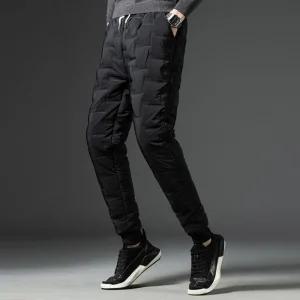 발열 기모 패딩 팬츠/패딩/바지/남자/골프/경량/남성/누빔/작업복/방한/기모/겨울/등산/팬츠/남성용/방풍