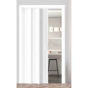 자바라 도어 화장실 카페 스크린 공간 욕실 가벽 설치