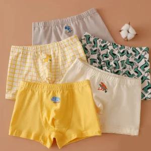 MIMO 남아/주니어 코튼 사각팬티 5매세트(326)