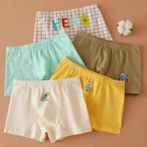 MIMO 남아/주니어 코튼 사각팬티 5매세트(505)