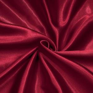 호미스트 버건디 새틴 원단 바이 더 야드, 1야드 x 58인치 샤르뮤즈 실크 & 반짝이는 천 원단, 웨딩드레스