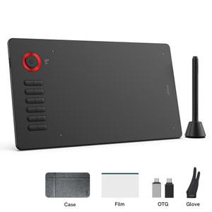 드로잉 태블릿 스케치 그림 그리는 패드 VEIKK A15Pro 10X6 인치 그래픽 웹툰 디지털 펜 핸드폰 그리기 틸트 OTG 안드로이드 창용 배터리 프리 스타일러스