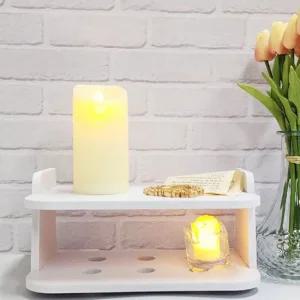 미니선반 조립식 무타공 부착 인테리어 선반 2단 미니선반 벽선반 무타공 부착식 수납선반