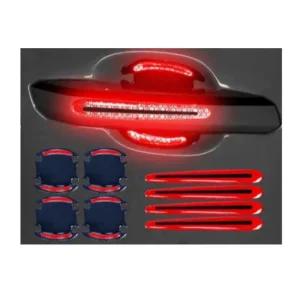 차량용 문 손잡이 스티커 레드 B 8p 자동차 차문 문콕