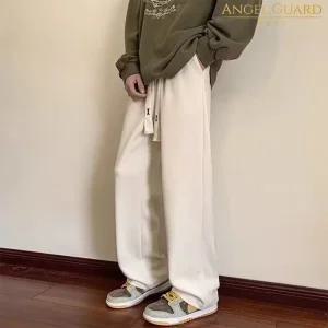 남자 코듀로이팬츠 겨울기모바지 밴딩기모팬츠 츄리닝 남성트레이닝 골덴 와이드 일자 융털V1