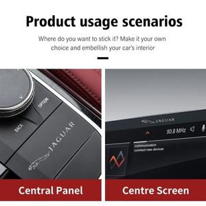 재규어 S-타입 F-페이스 XJR XE 용 3D 메탈 자동차 엠블럼 로고 장식 스티커 배지 데칼 4개